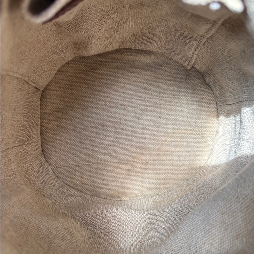 A.P.C. Beige and Dark Brown Sac Helene Noisette Bucket Bag - Picture 4 of 14